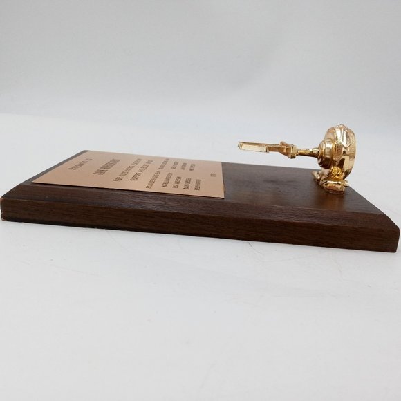 1976 4H Support Wall Plaque Vintage Western Art Decor 4 H Club - Picture 3 of 13